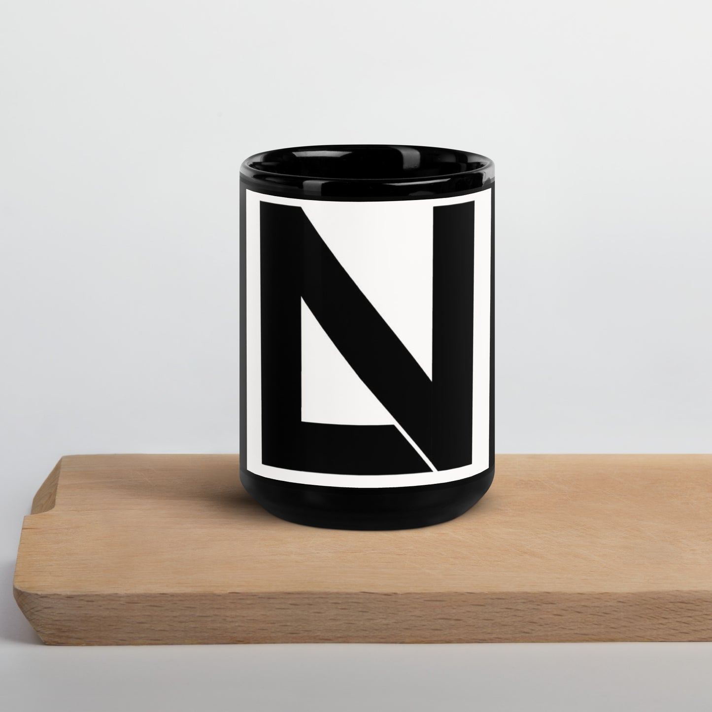 NL - Black Glossy Mug