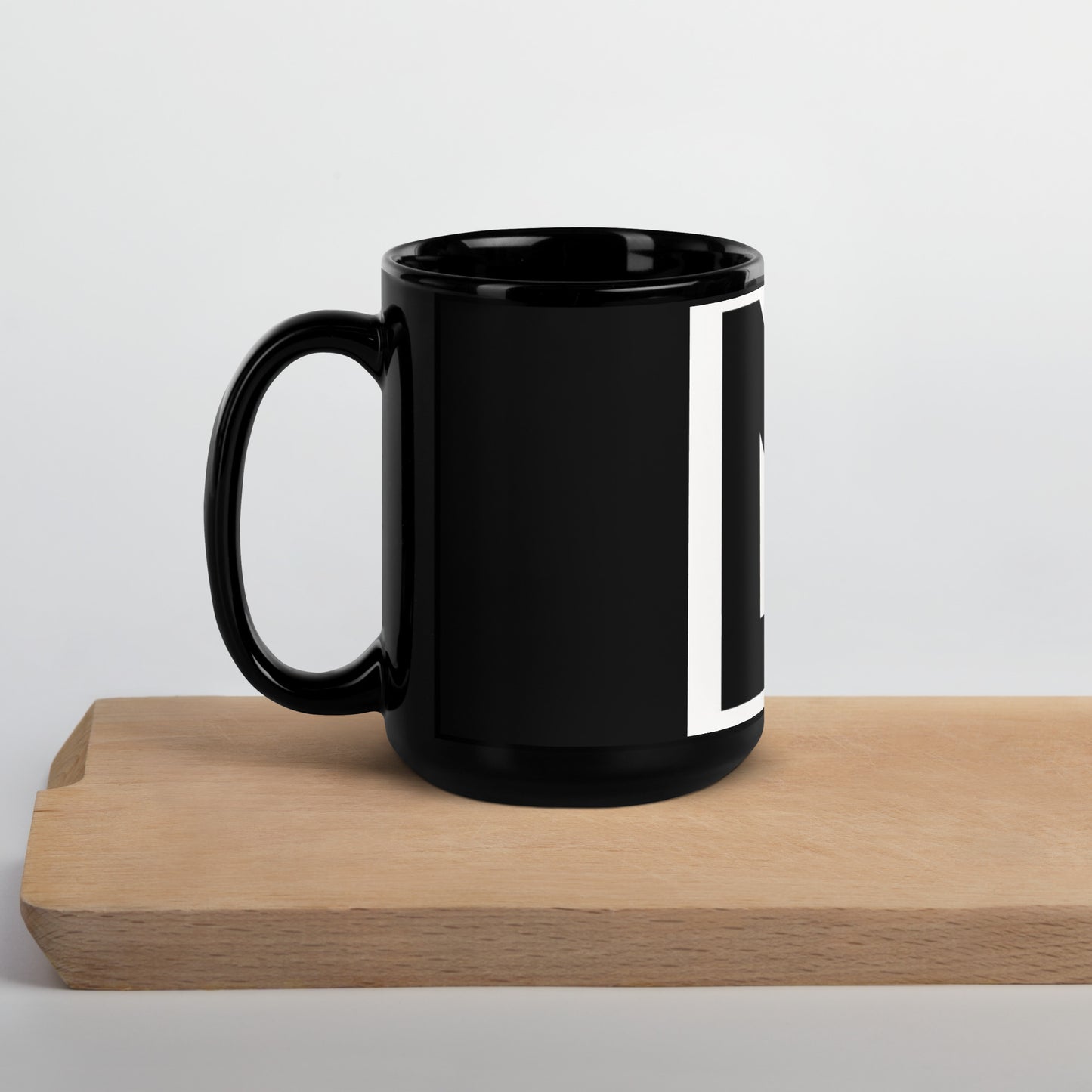 NL - Black Glossy Mug