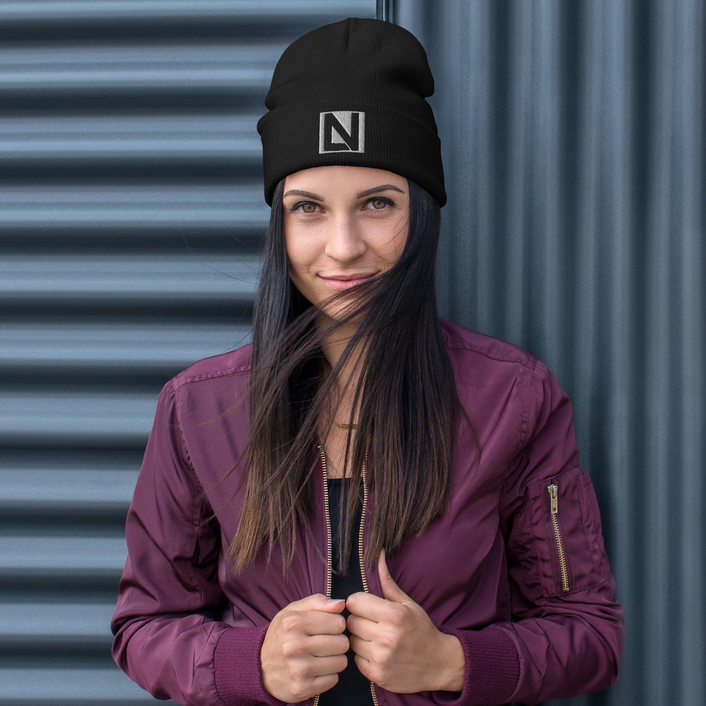 NL Logo Embroidered Beanie